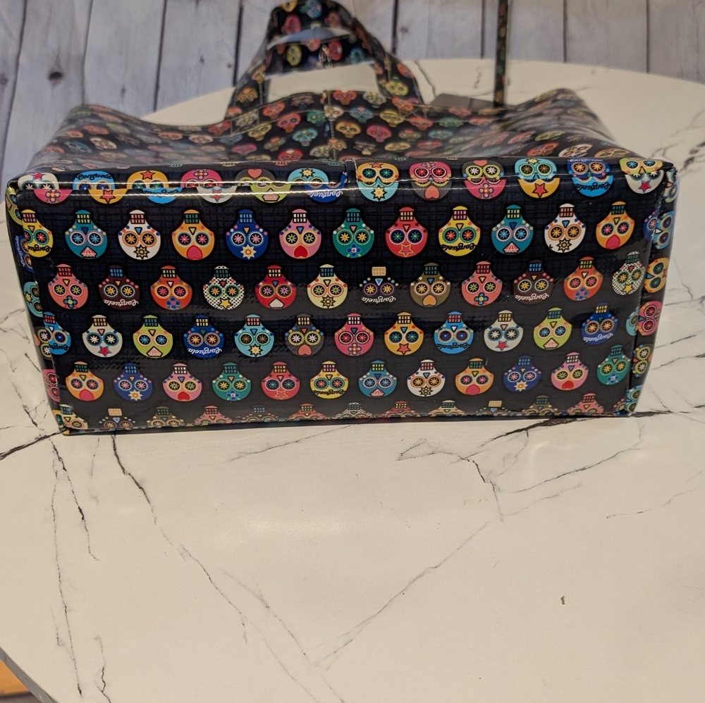 Consuela Wristlet Wallet And Tote Sugar Skull Pattern Set - Picture 14 of 16